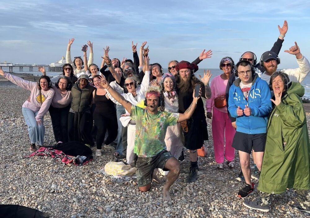 A secret location free silent disco day rave is happening in Liverpool