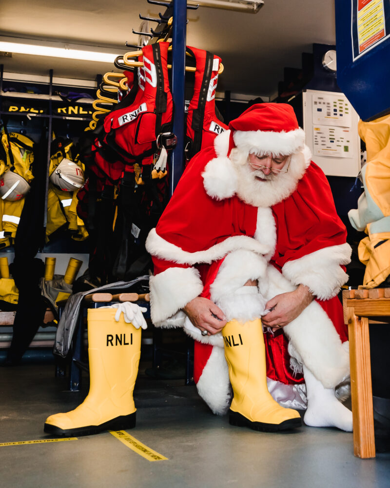 Santa is stopping in at Hoylake RNLI lifeboat station as part of its festive fundraiser next month
