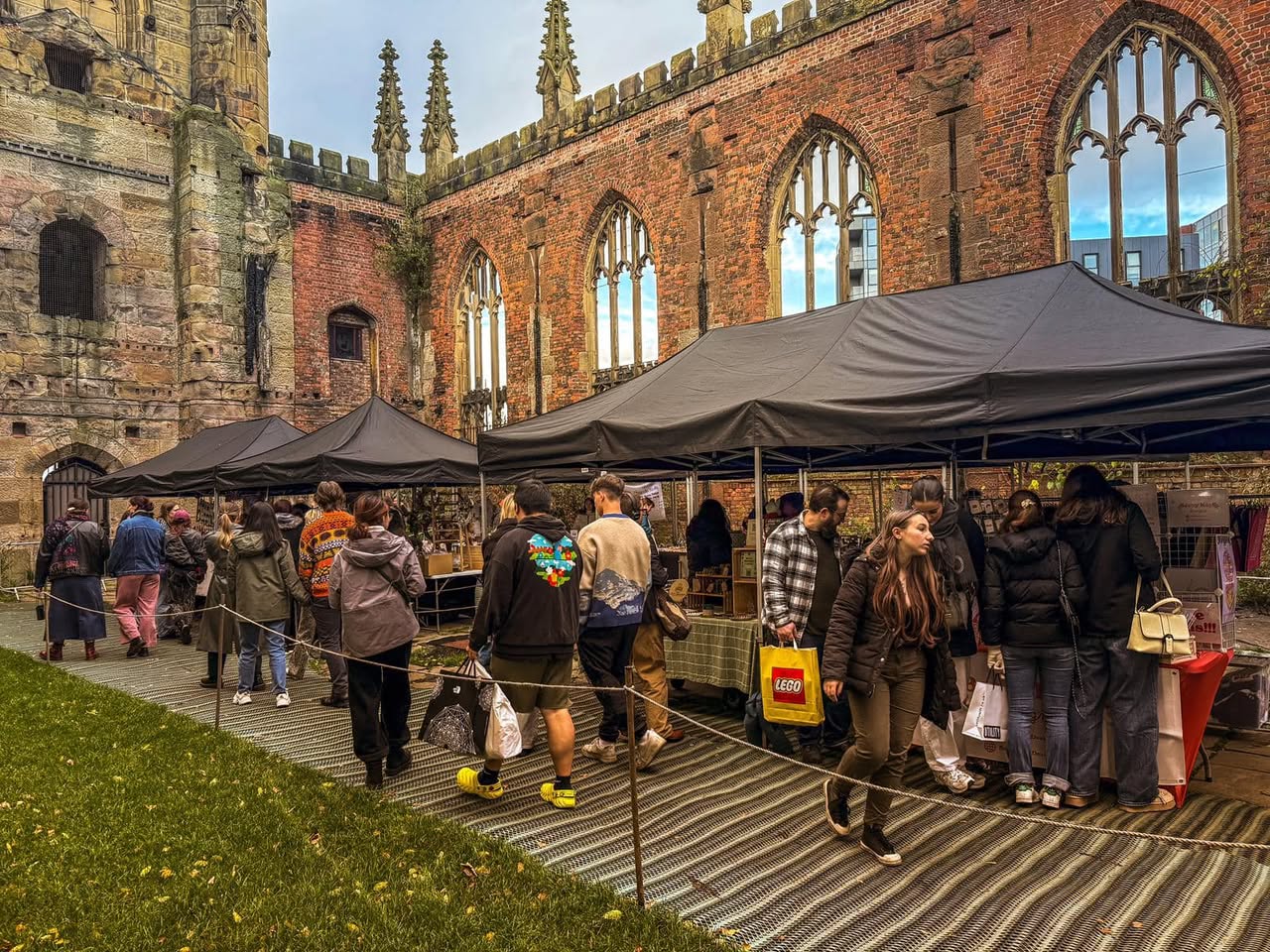 Christmas Makers Market at Bombed Out Church 