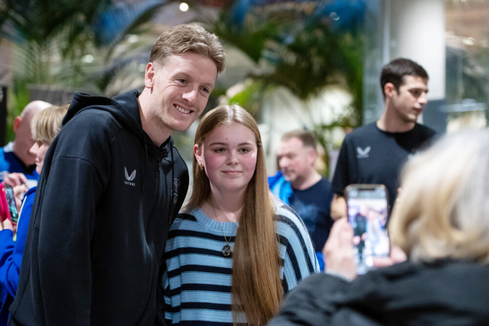 Everton First Team at Alder Hey