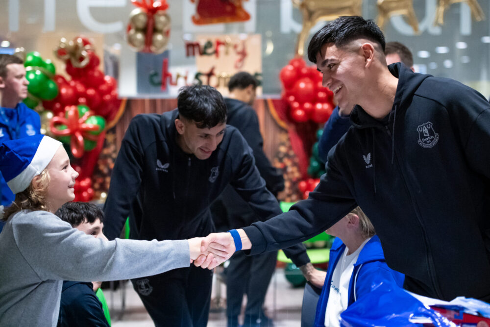 Everton First Team at Alder Hey