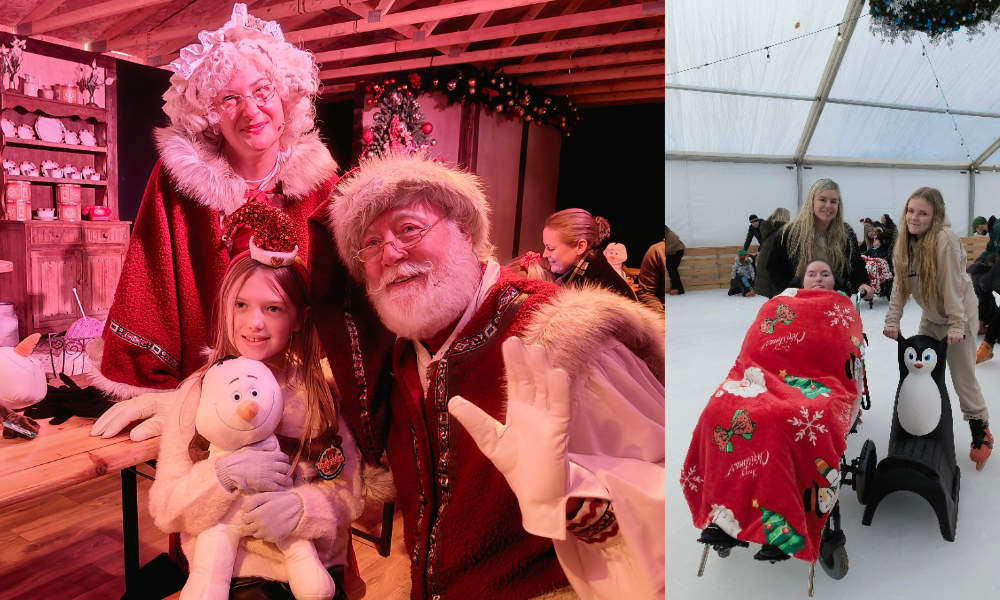 Claire House families make magical memories at North Pole Experience