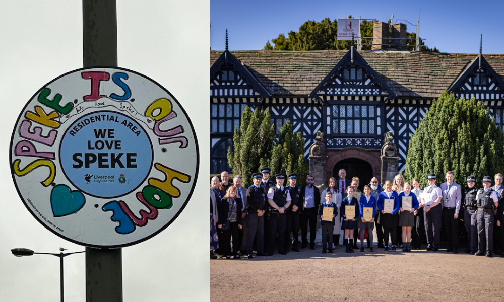 Speke pupils design eye-catching new road safety signs