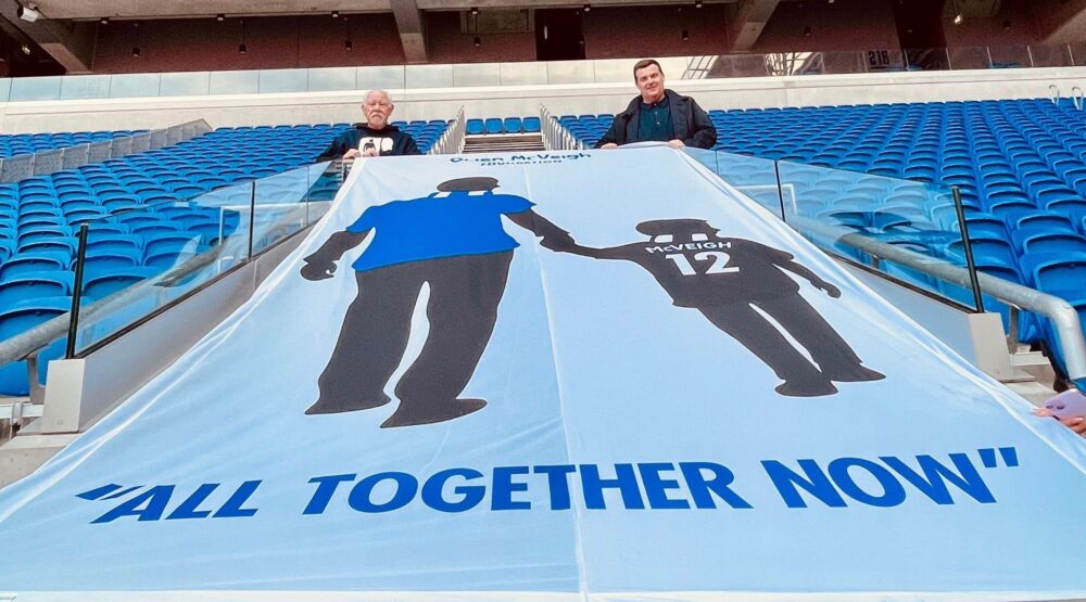 Owen McVeigh Foundation Flag to be raised at Hill Dickinson Stadium