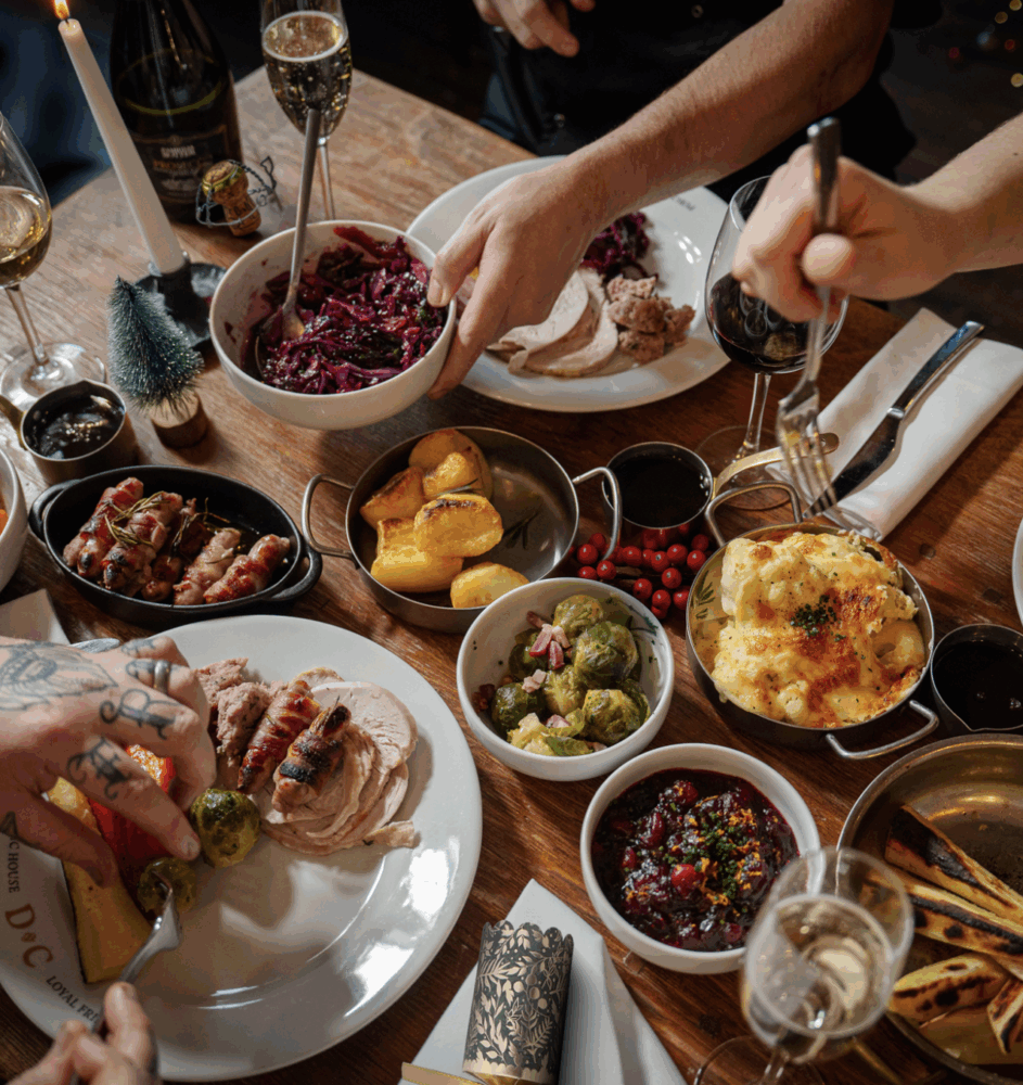 Dog and Collar festive Menu