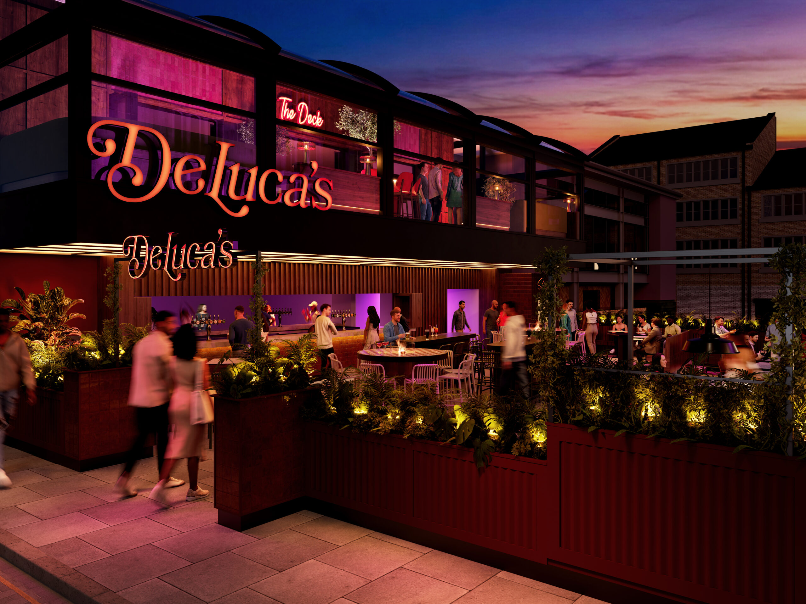 Vegas-inspired venue, DeLuca’s is coming to Concert Square