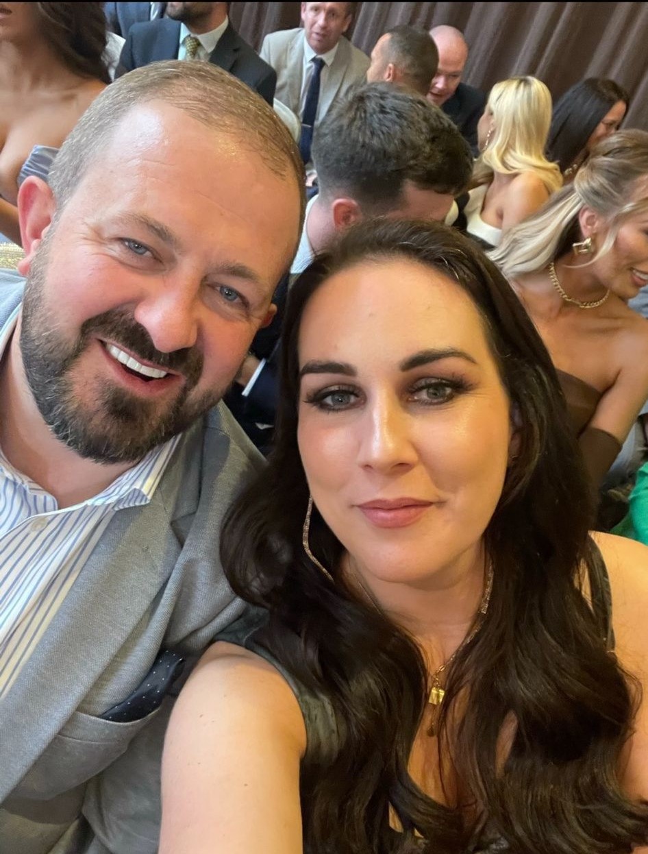 Fraser and wife Leigh 