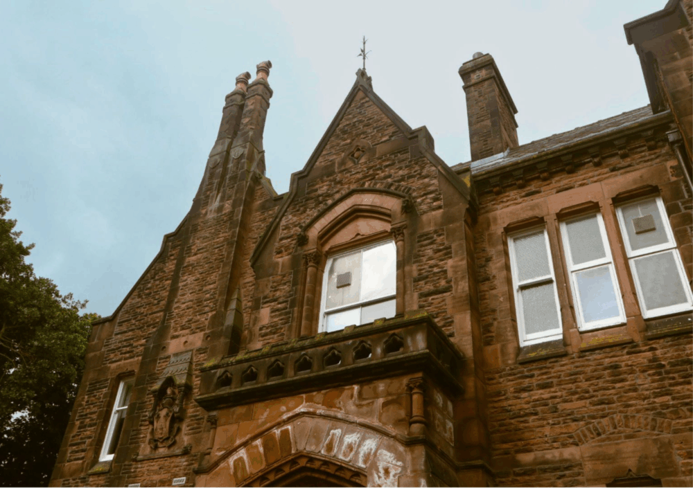 Quarry House - the manor house built in 1867 and the hub of the school.