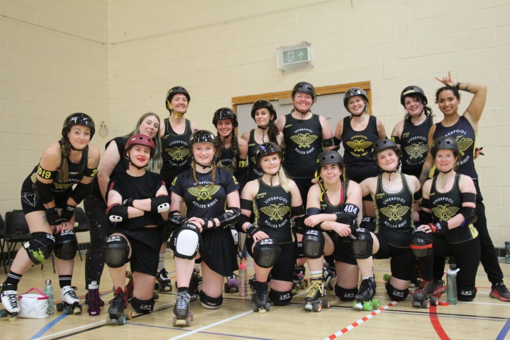 Meet the Roller Birds representing Liverpool in the fast-paced world of roller derby