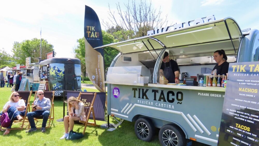 The Tik Taco food trailer at the Southport Food and Drink Festival.