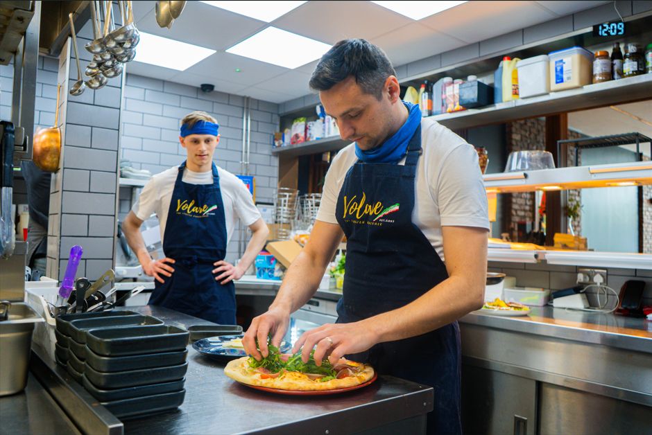 Volare in Southport has won the title of the UKs Best Restaurant at the UK SBA Small Business Awards. Head Chef Jason Maimone 
Photo by Bertie Cunningham Southport BID
The Guide Liverpool