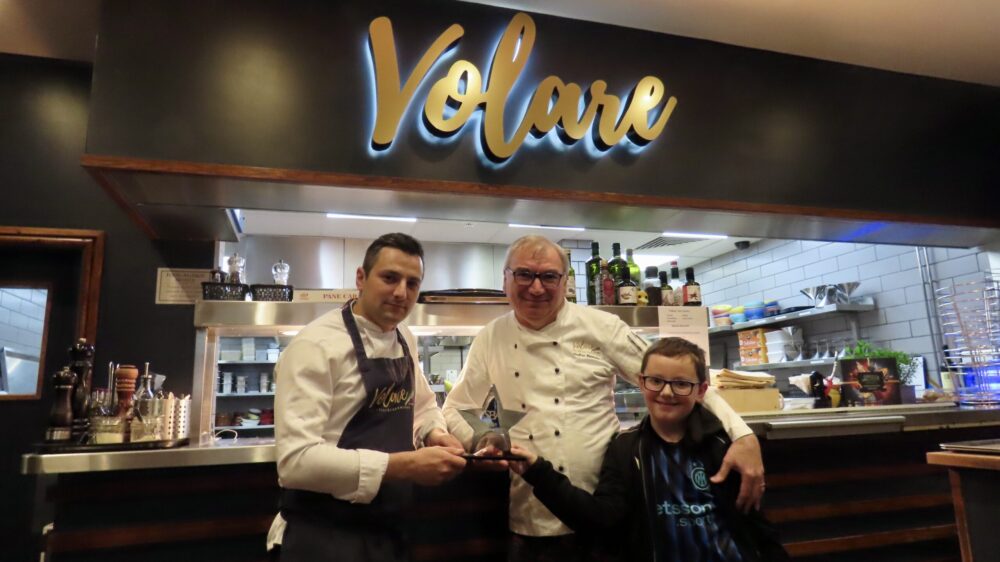 Volare in Southport is celebrating winning the title of the UK’s Best Restaurant