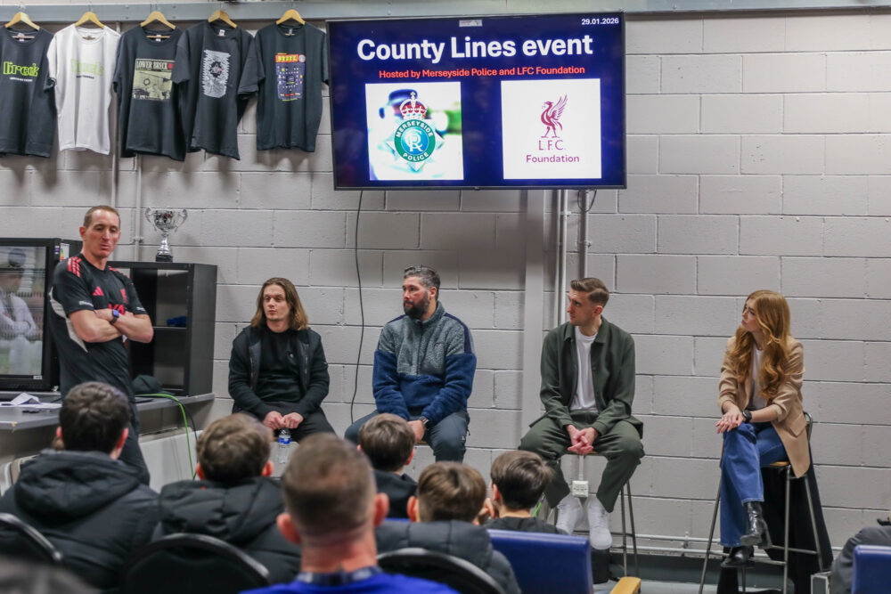 Merseyside Police County Lines Awareness - Anfield