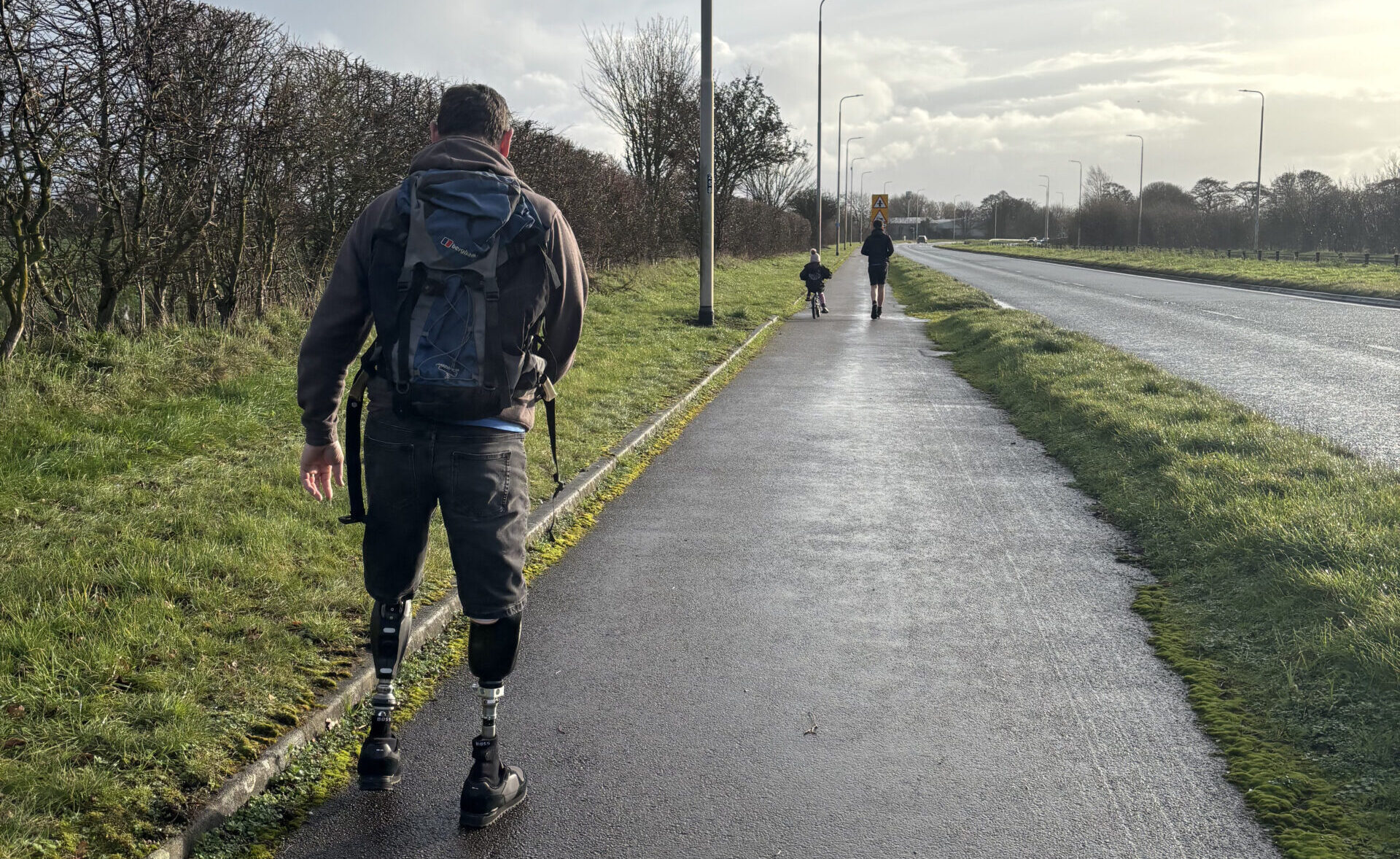 Merseyside veteran Andy Reid set to become first triple amputee to complete London Marathon