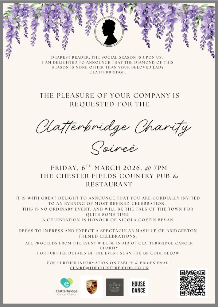 Bridgerton invite - Clatterbridge Cancer Charity