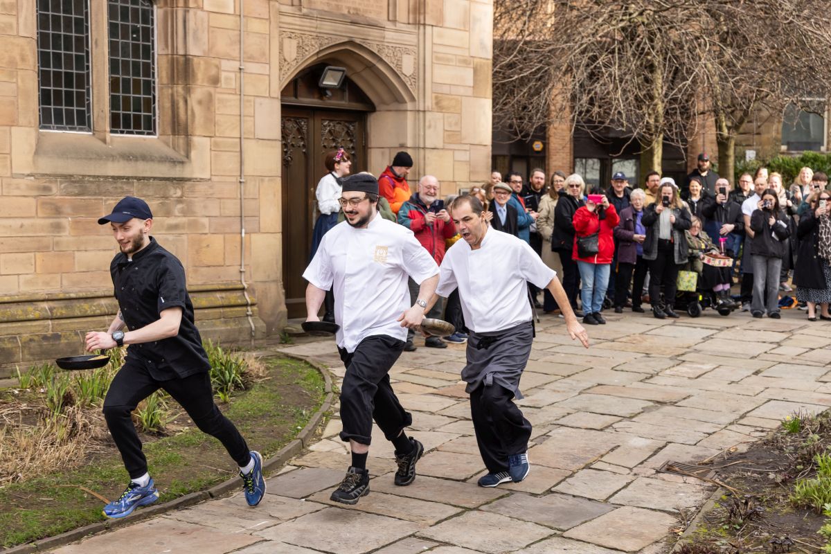 Liverpool Pancake Race 2025