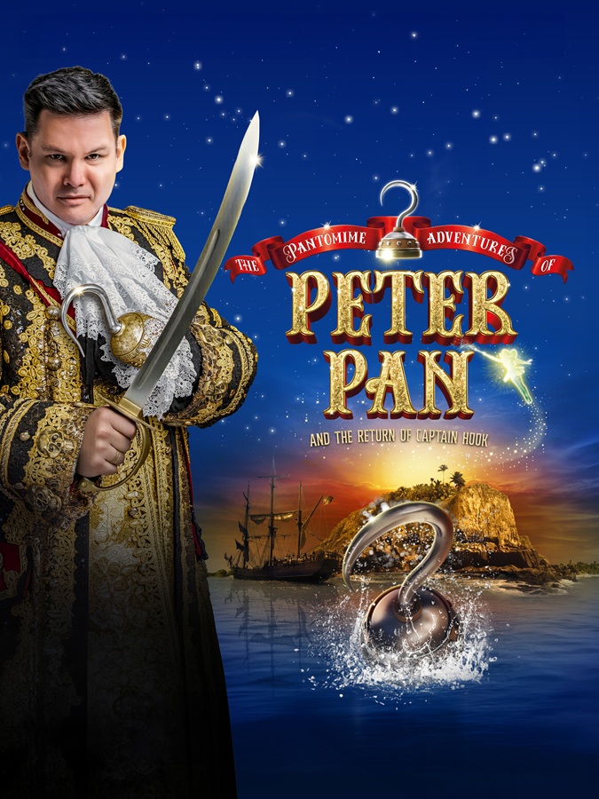 Mark ‘the Beast’ Labbett as Captain Hook - St Helens Theatre Royal