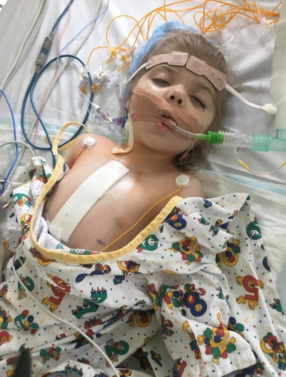 Sienna has spent so much time in hospital