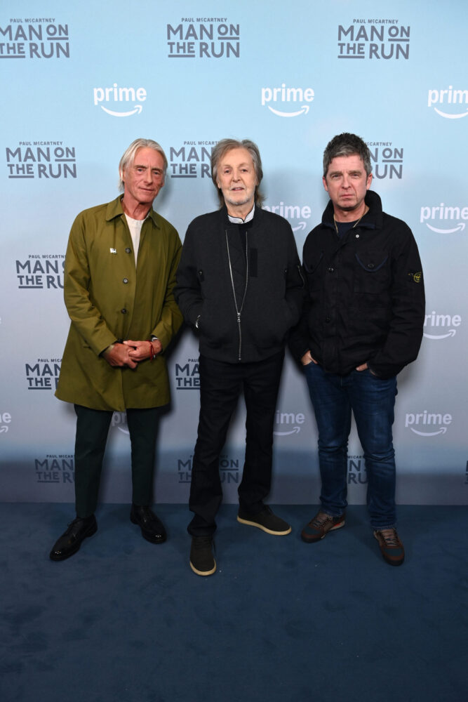 Credit: Prime Video Paul Weller, Paul McCartney and Noel Gallagher attend the UK Special Screening of Prime Video’s ‘Paul McCartney - Man on The Run’ Paul McCartney joined forces with director Morgan Neville this evening to celebrate the release of their documentary MAN ON THE RUN, alongside many special guests at the Ham Yard Hotel. Following a screening of the film, audiences were treated to a once in a lifetime Q&A with Paul and Morgan, which was moderated by legendary presenter Lauren Laverne.