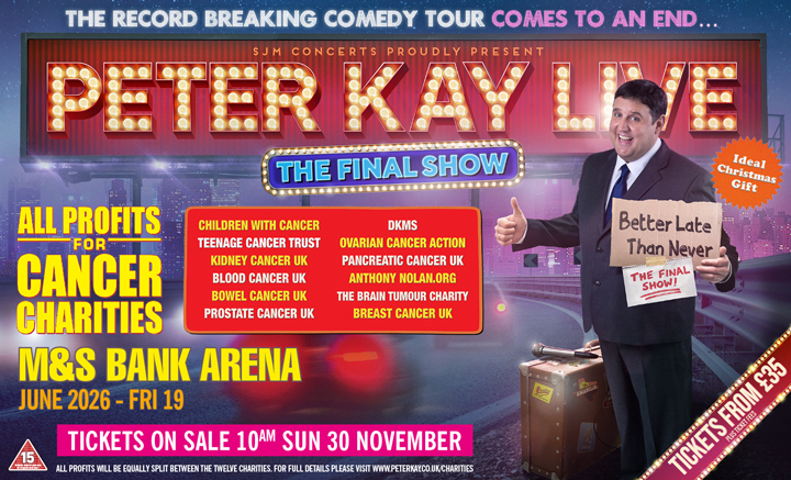 Peter Kay - M&S Bank Arena