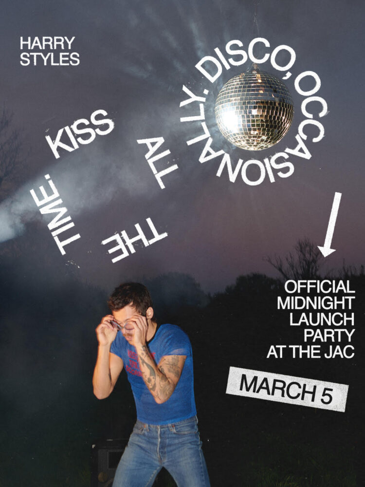 Harry Styles midnight launch album party