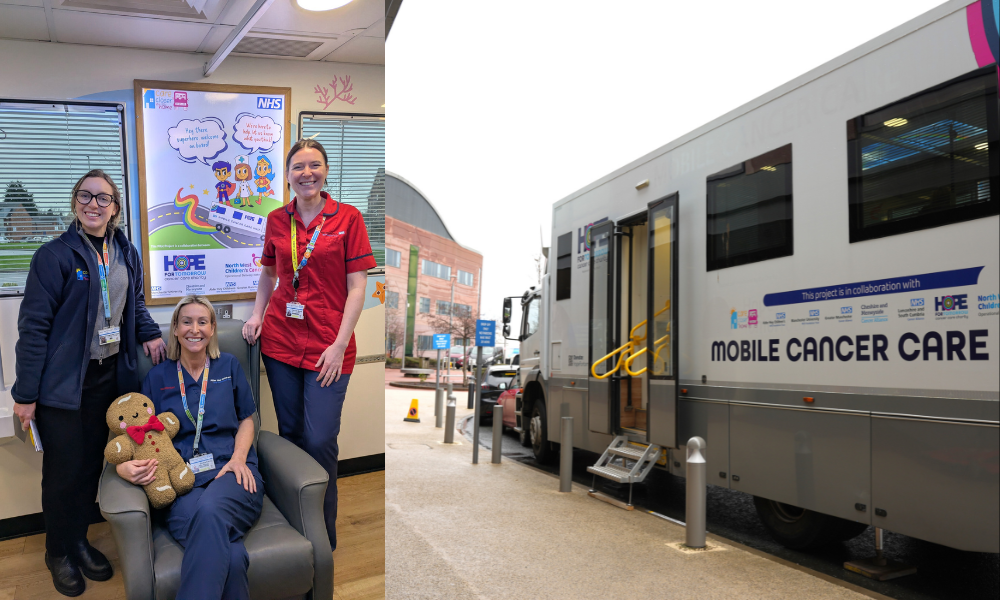 Mobile cancer treatment units for children set to roll out across North West in UK first
