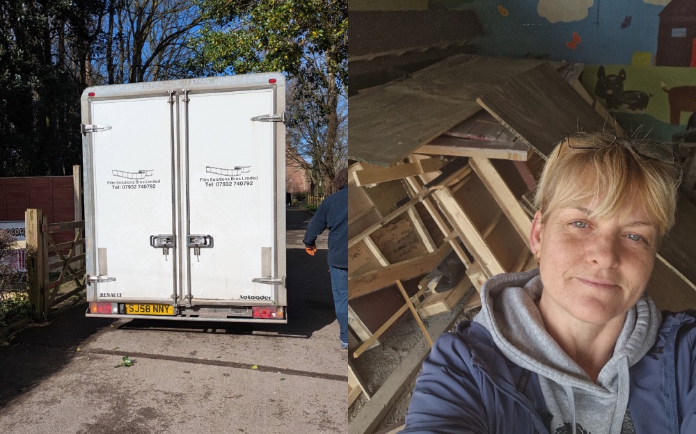 Sets from the new Beatles films will be used to make animal shelters at Rice Lane City Farm