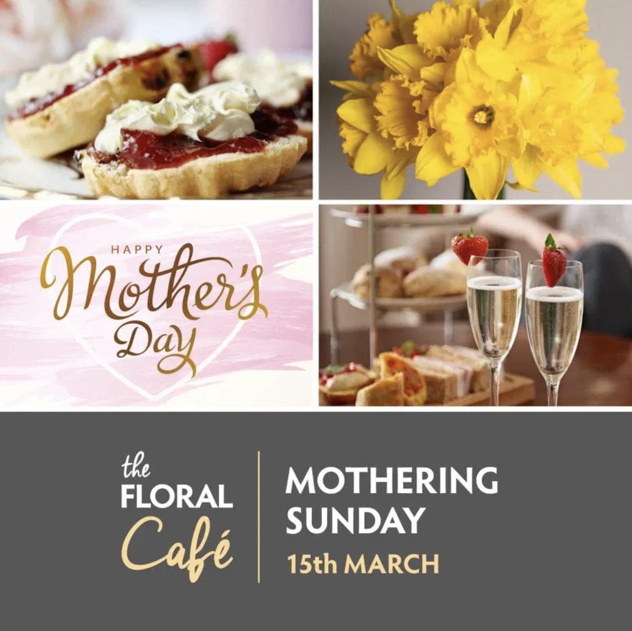 Mother’s Day Afternoon Tea at Floral Pavilion