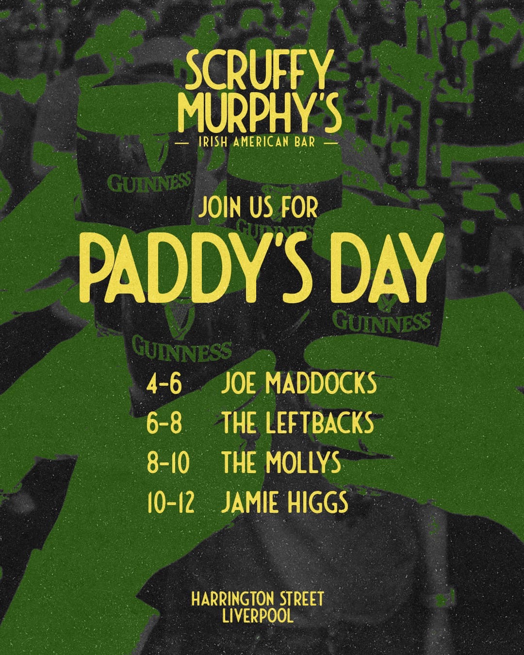 St Patrick’s Day at Scruffy Murphys