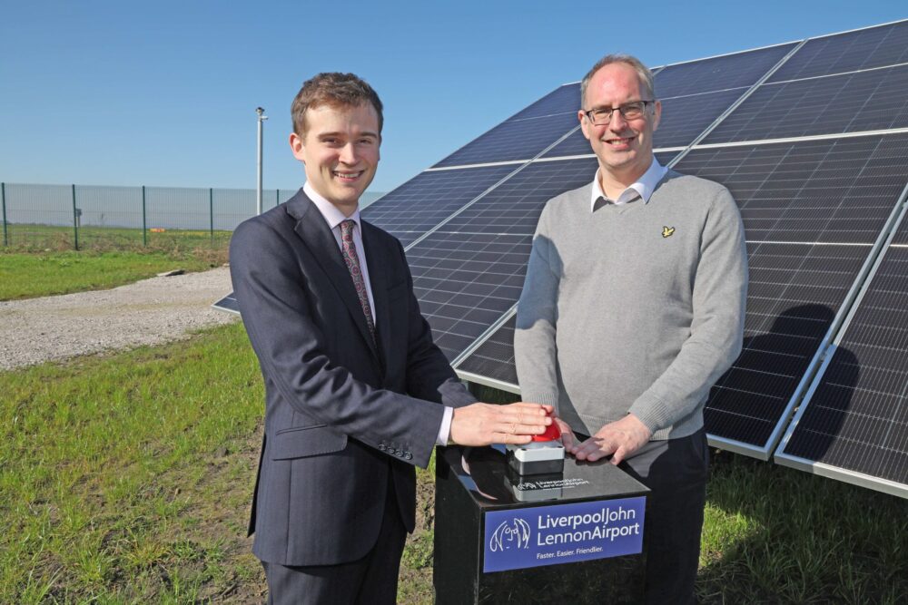 New solar farm opens at Liverpool John Lennon Airport