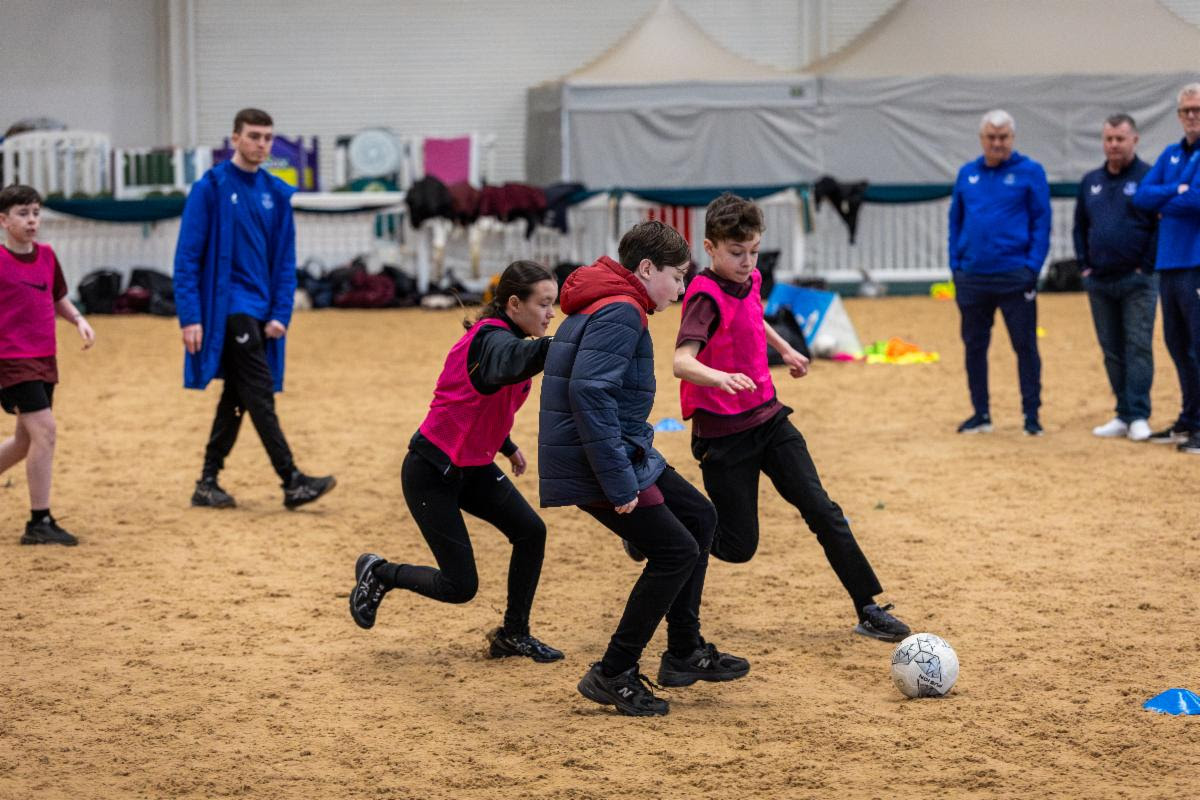 More than 250 school children brought together at Aintree to celebrate the power of sport