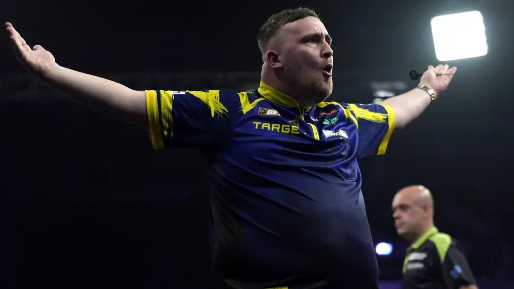 Luke Littler wins Premier League night 12 in Liverpool