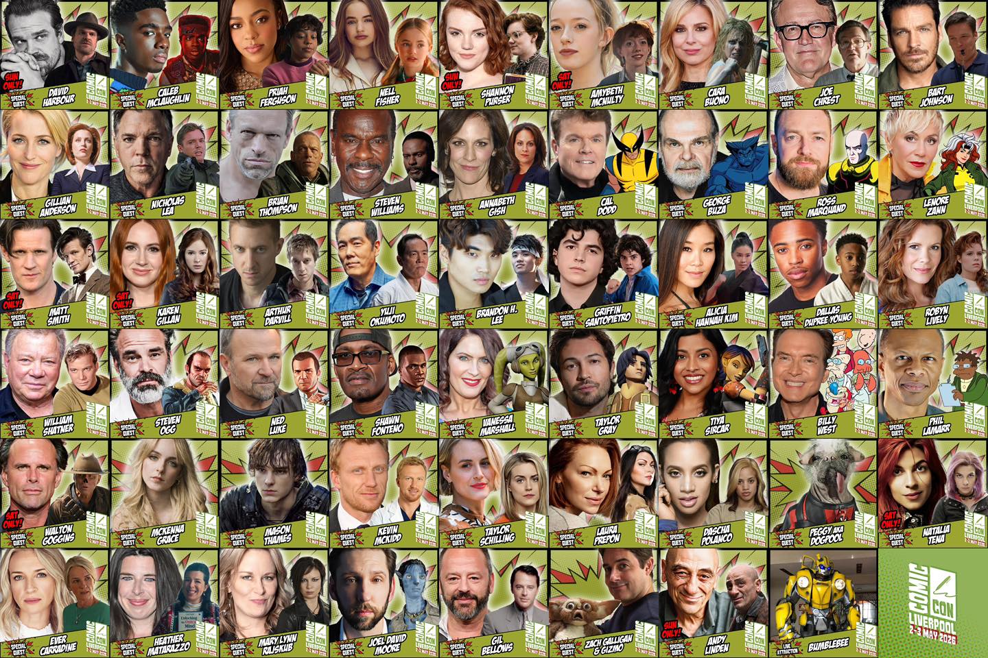 Comic Con May 2026 - Names