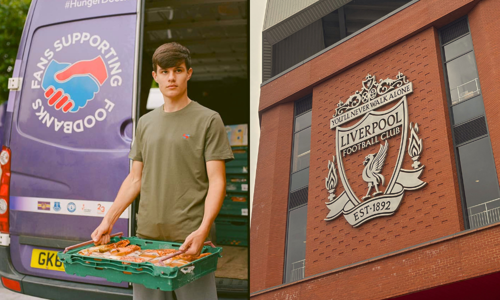 Fans Supporting Foodbanks receive £5,000 donation from Liverpool FC following devastating robbery
