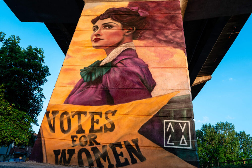 Widnes Town Centre transformed by new street art