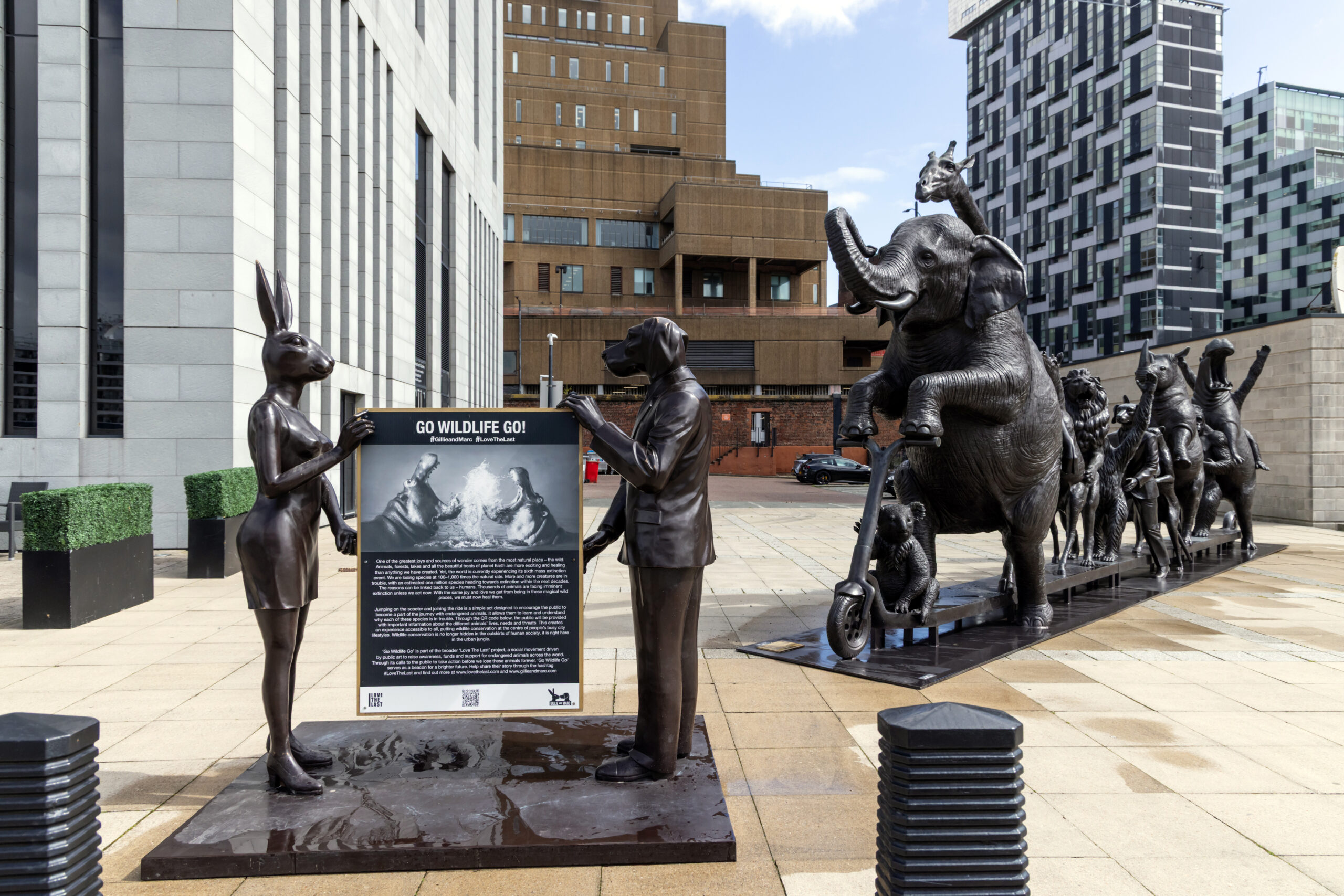 Go Wildlife Go sculpture arrives at Liverpool Waters for first Liverpool exhibition