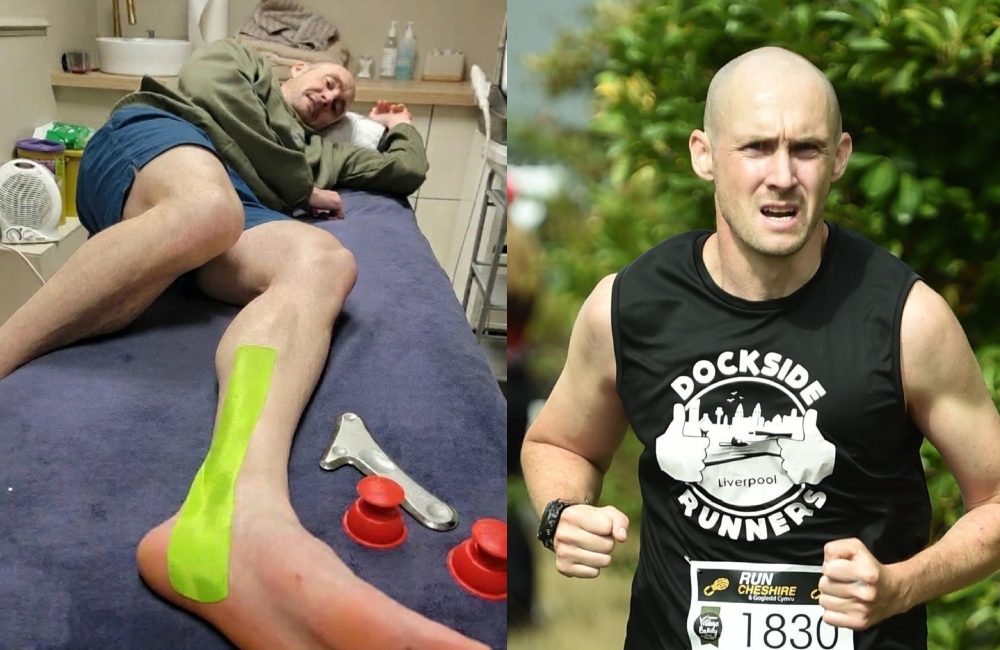 City mural artist Paul Curtis says he’ll crawl rather than quit London Marathon after injury