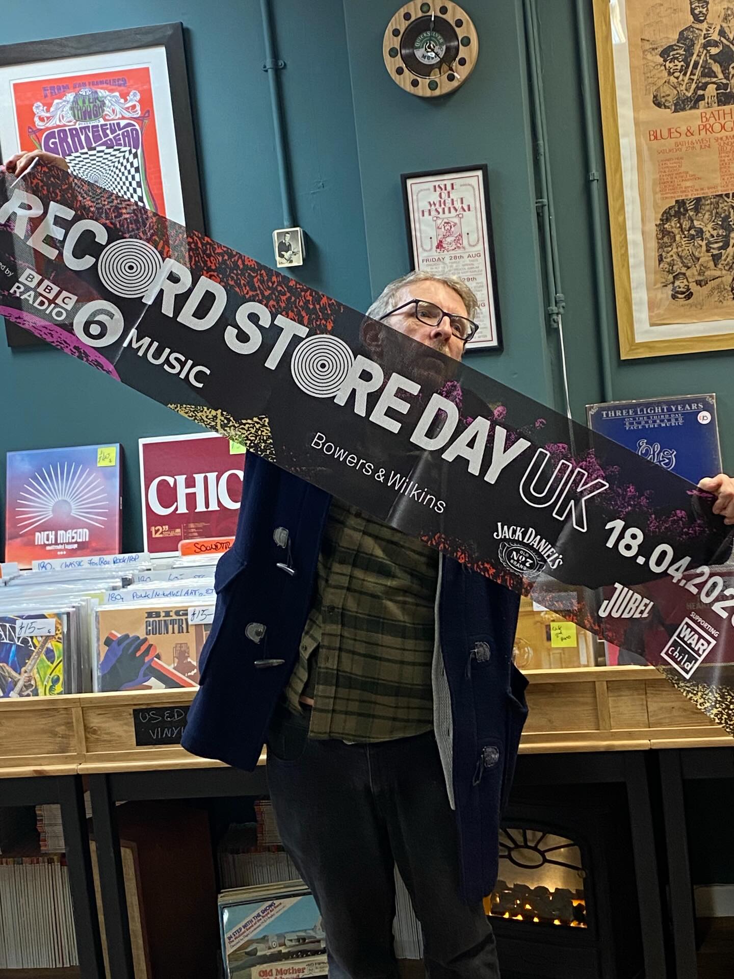 Dave Thornley owner of Quicksilver Records in Southport