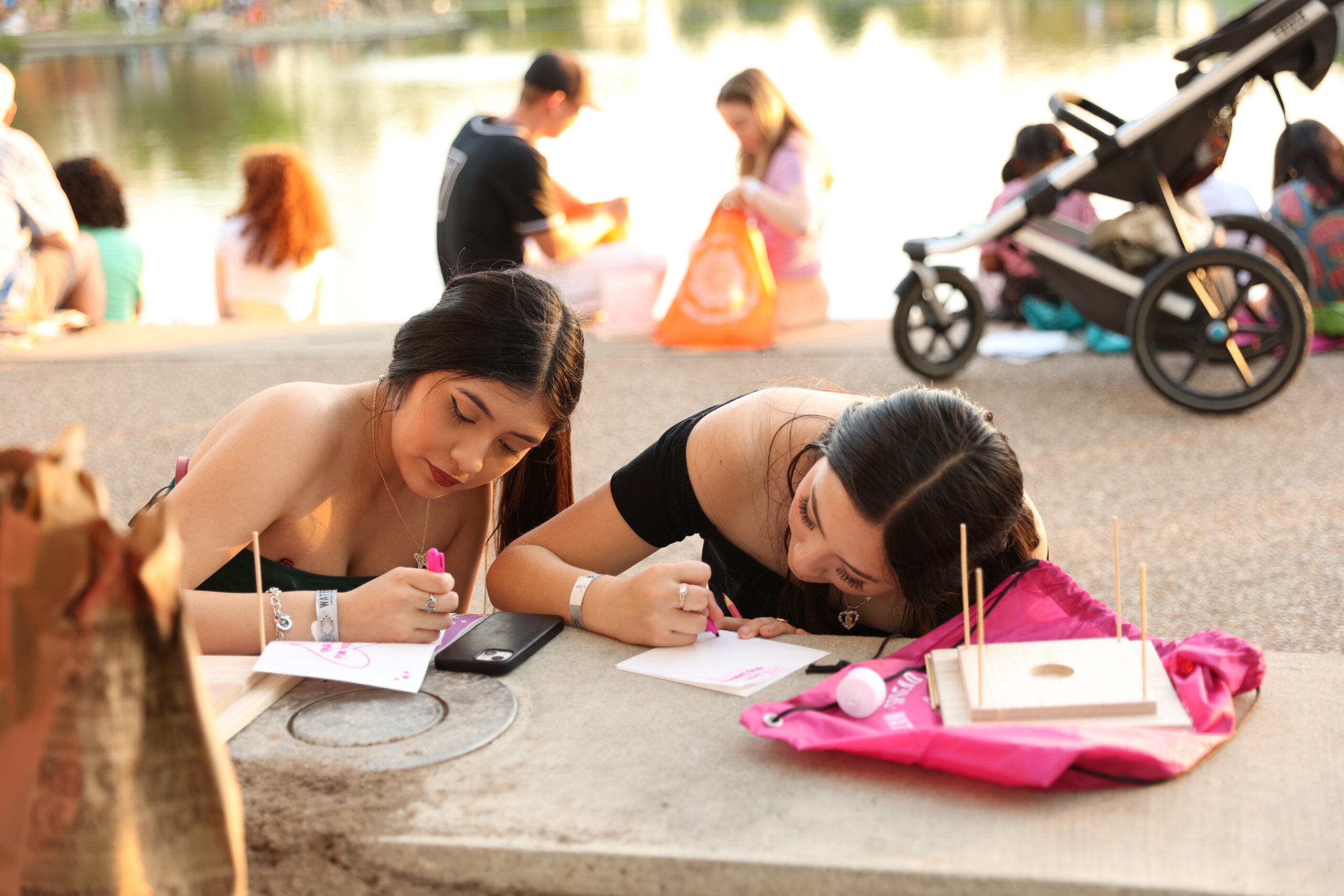 Water lantern Birkenhead Park Thailand 