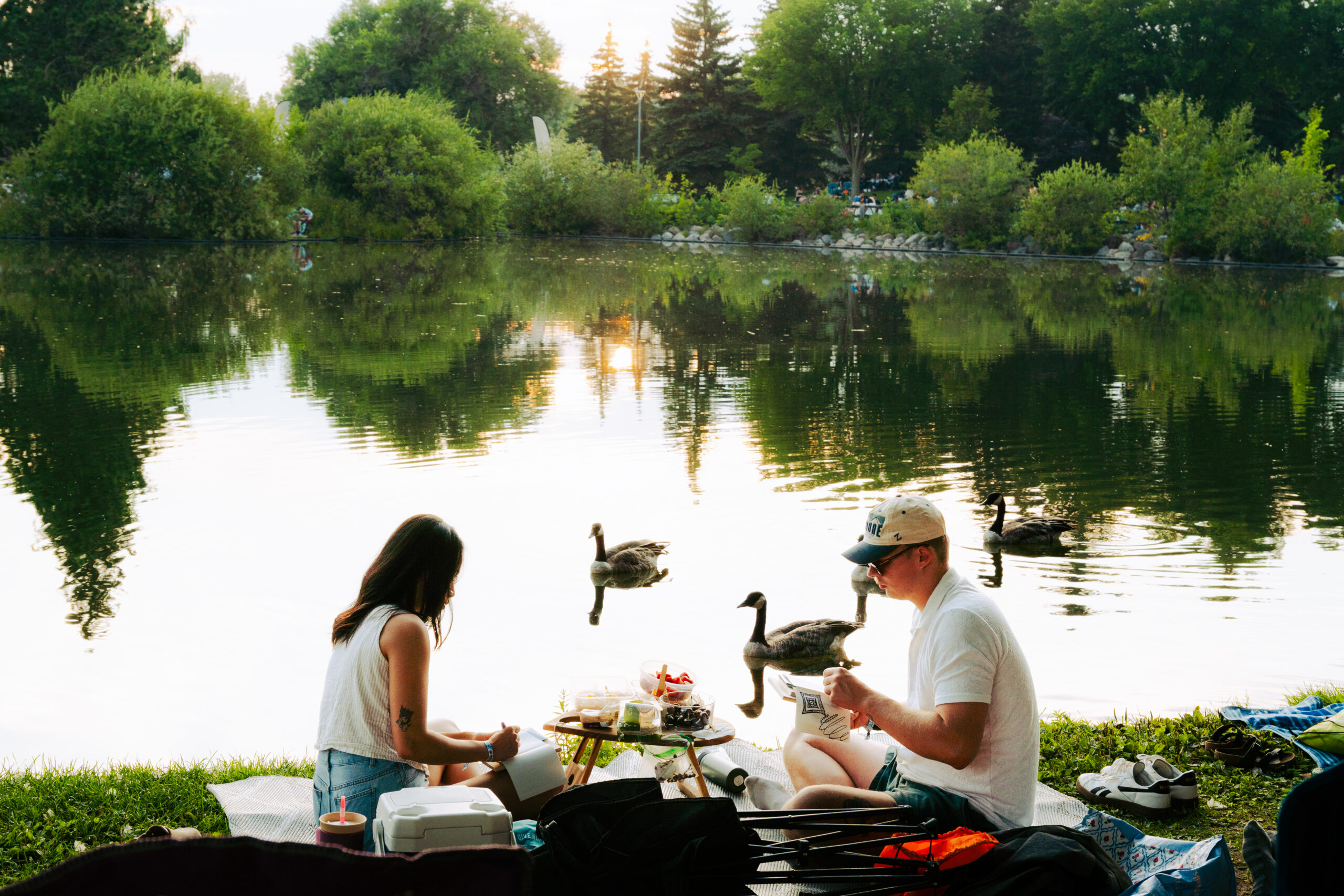Water lantern Birkenhead Park Thailand 