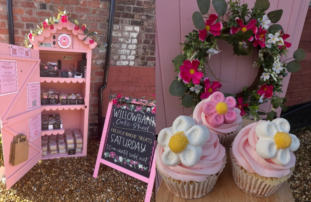 A little pink shed full of cakes is helping to bring a Wirral community together