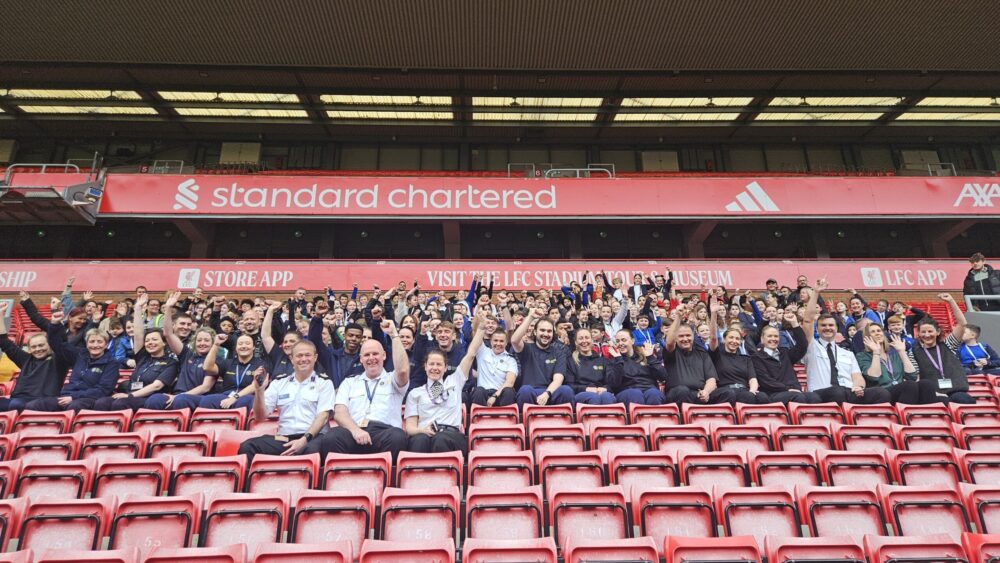 170 Merseyside pupils celebrate earning Fire Champion status at Anfield