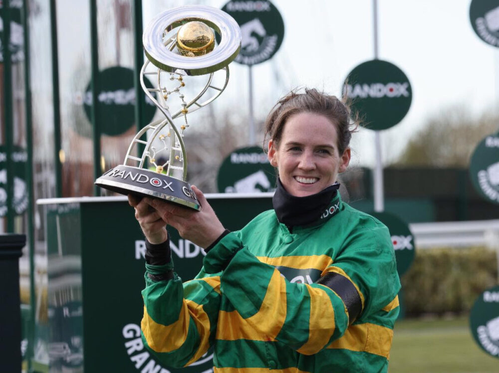 Rachael Blackmore honoured as Grand National Legend with new bar at Aintree Racecourse
