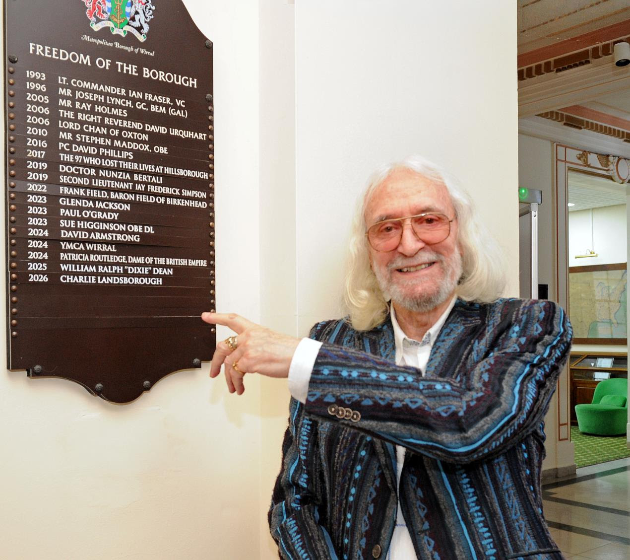 Charlie Landsborough - Honorary Freeman of the Borough