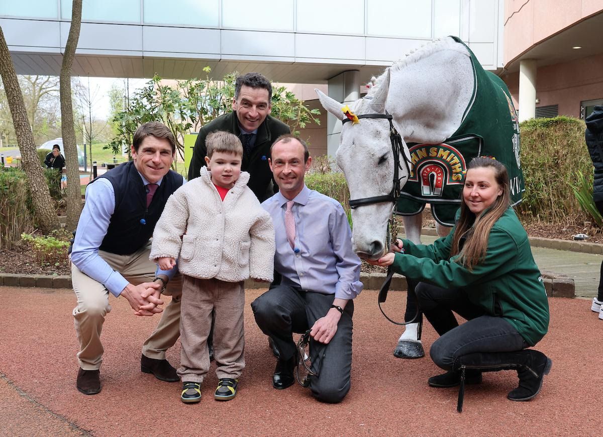 The Grand National will be shown on the big screen at Alder Hey tomorrow