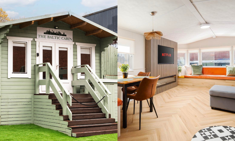 You can now stay in a caravan in the centre of Cains Brewery Village