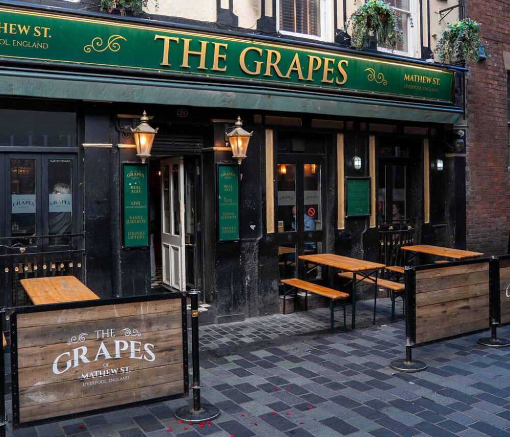 A defibrillator at The Grapes has now helped to save seven lives