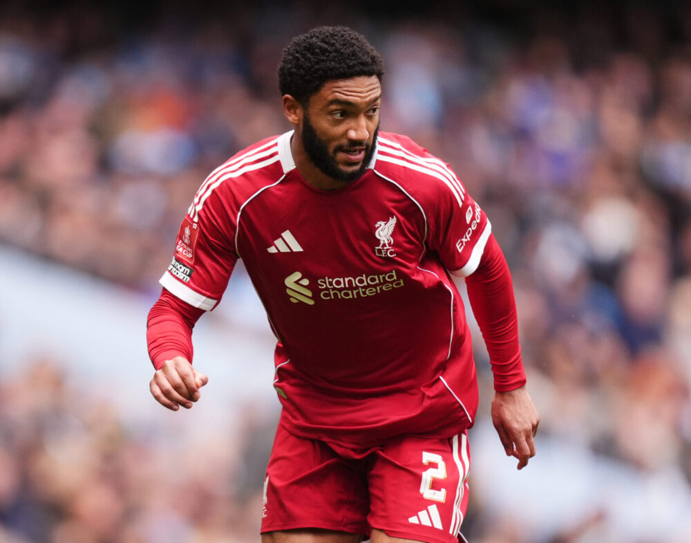 LFC’s Joe Gomez reacts to the boos at Anfield over the weekend