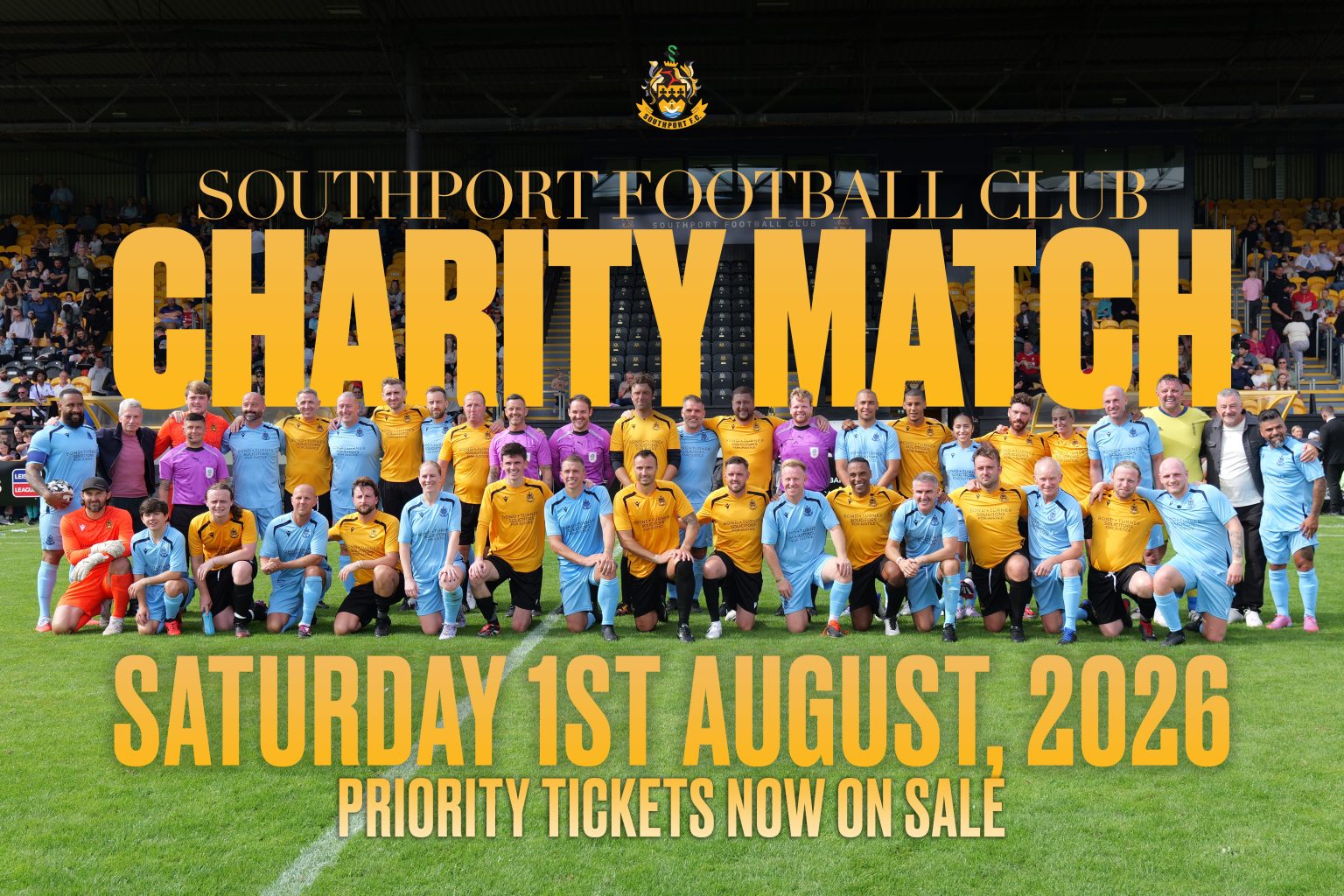 Southport FC Charity Match poster 2026