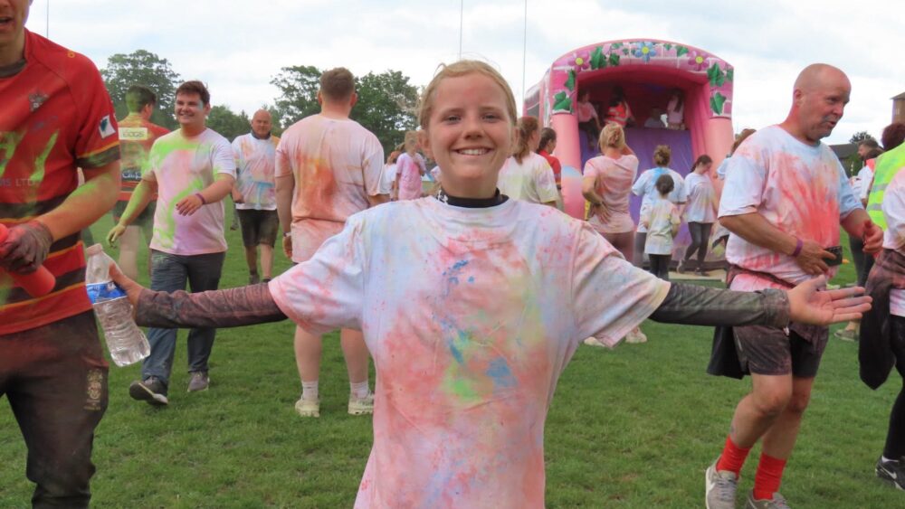 Hundreds of people enjoyed the Southport Colour Run at Southport Rugby Club to raise funds for Elsie's Story.